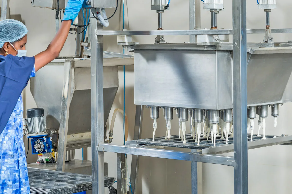 Batter dispensing